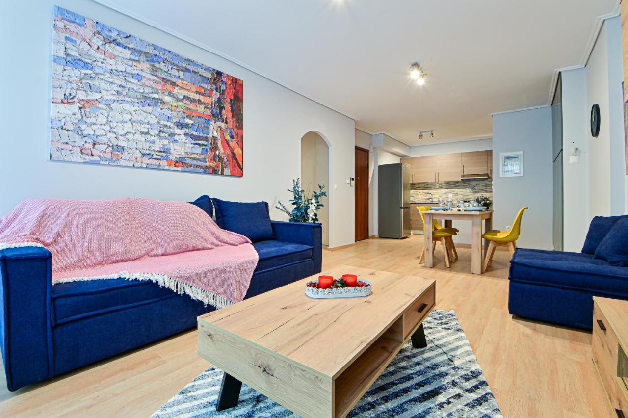 Beautiful New Apartment 5 Min From Piraeus Port ภายนอก รูปภาพ
