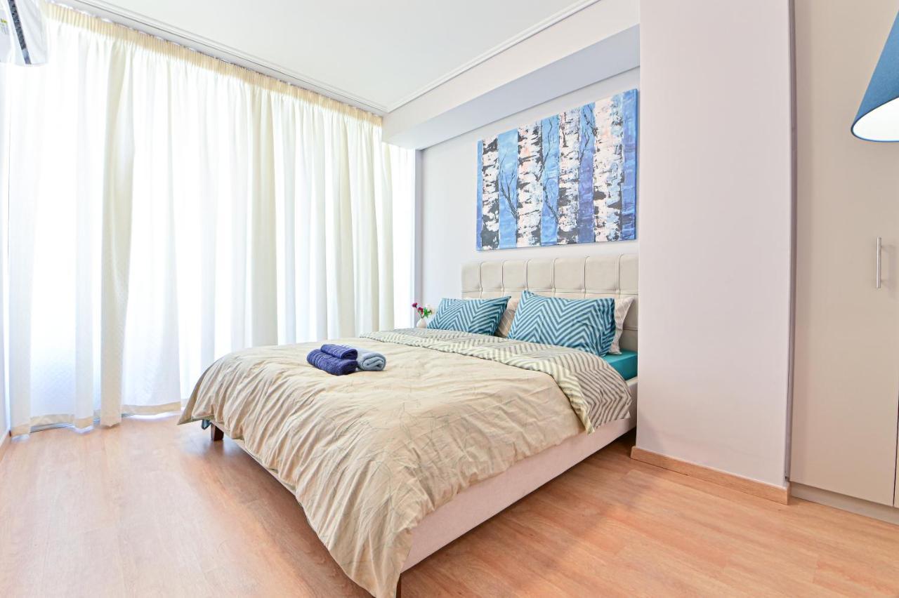 Beautiful New Apartment 5 Min From Piraeus Port ภายนอก รูปภาพ
