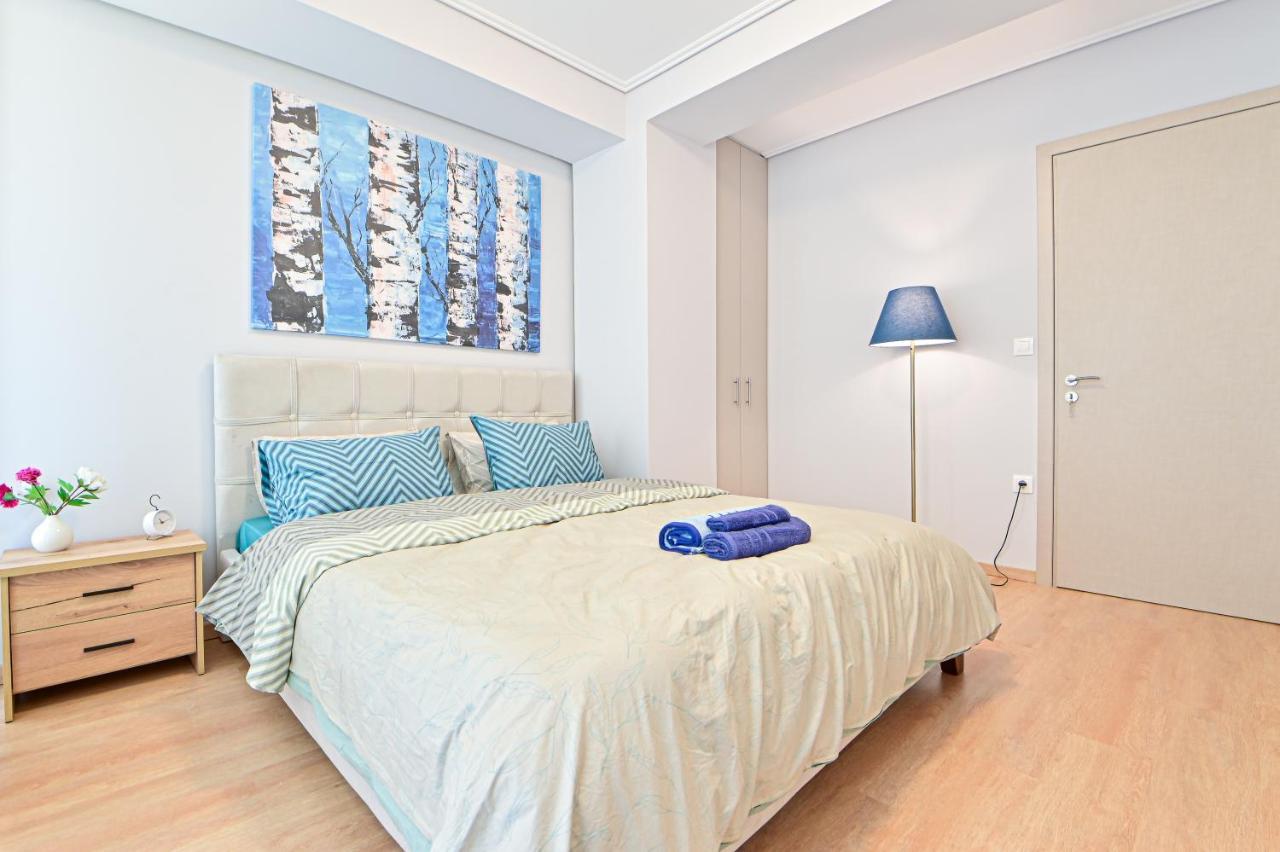 Beautiful New Apartment 5 Min From Piraeus Port ภายนอก รูปภาพ